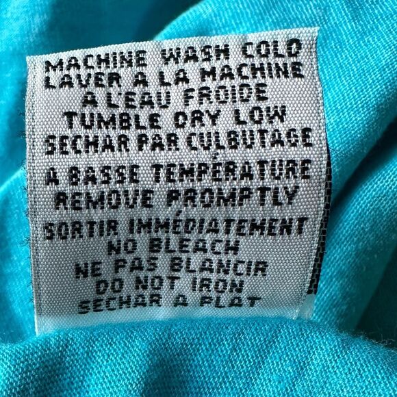 NWOT Chaser Sleeveless Tank Top Cut-Out Back Festival Style in Turquoise Small - Picture 14 of 16